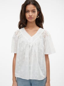 Vero Moda VMKAFFA Top -Snow White - 10309014