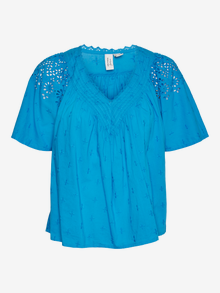 Vero Moda VMKAFFA Top -Ibiza Blue - 10309014