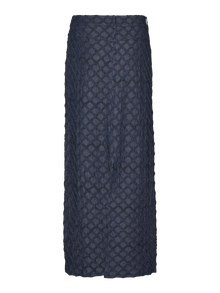 Vero Moda SOMETHINGNEW X THE ATELIER Spódnica midi -Dark Blue Denim - 10309089