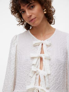 Vero Moda VMHOLLO Cardigan -Bright White - 10309110