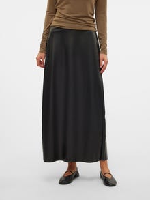 Vero Moda VMOLYMPIA Høy midje Langt skjørt -Black - 10309137
