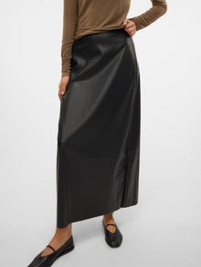 Vero Moda VMOLYMPIA Høy midje Langt skjørt -Black - 10309137