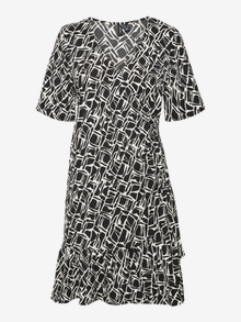 Vero Moda VMPAGE Trumpa suknelė -Black - 10309164