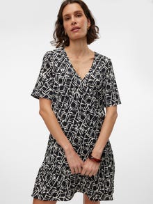 Vero Moda VMPAGE Trumpa suknelė -Black - 10309164