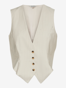 Vero Moda VMKENDAL Tailored Waistcoat -Oatmeal - 10309210