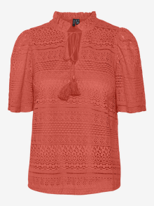Vero Moda VMHONEY Top -Burnt Sienna - 10309263