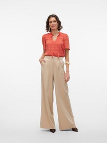 Vero Moda VMHONEY Top -Burnt Sienna - 10309263