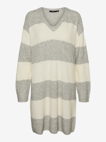 Vero Moda VMNATAHLIE Lyhyt mekko -Light Grey Melange - 10309309