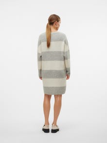 Vero Moda VMNATAHLIE Lyhyt mekko -Light Grey Melange - 10309309
