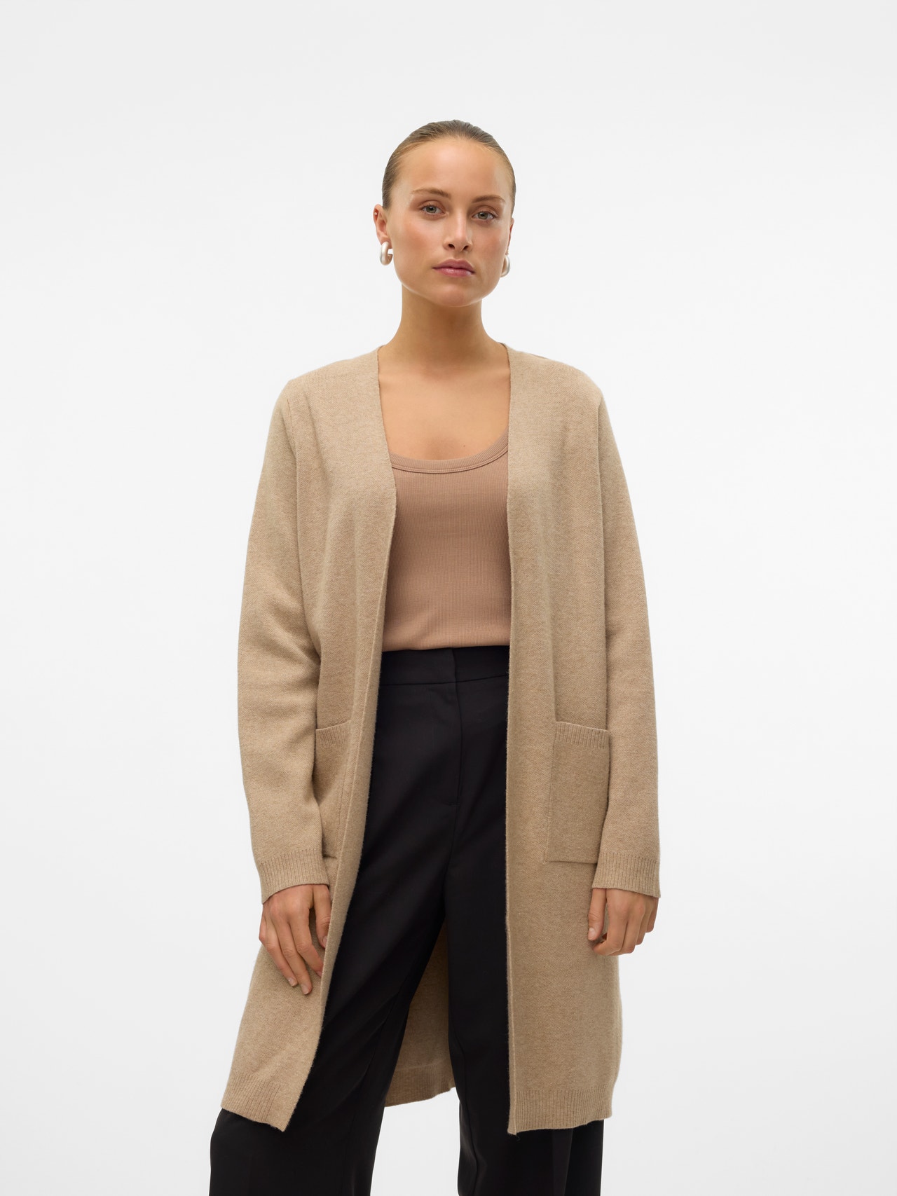 Vero Moda Cardigan Strickjacke Lang VMDOFFY Knit Cardigan