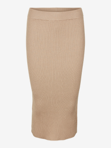 Vero Moda VMAUTUMN Midi skirt -Silver Mink - 10309347