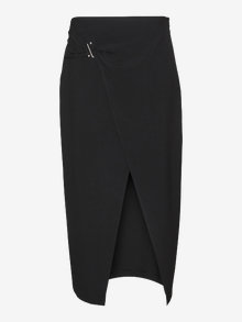 Vero Moda VMCLOVER High waist Midi-rok -Black - 10309426