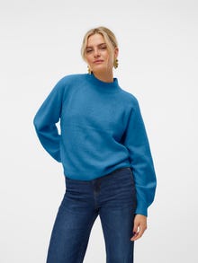 Vero Moda VMLEAF Pullover -Blue Jasper - 10309433