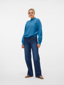 Vero Moda VMLEAF Pullover -Blue Jasper - 10309433