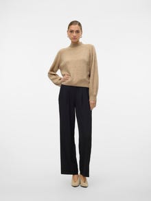 Vero Moda VMLEAF Megztinis -Silver Mink - 10309433