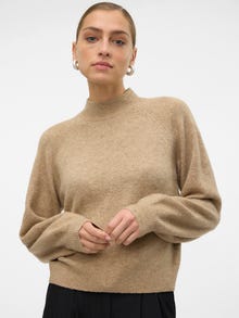 Vero Moda VMLEAF Megztinis -Silver Mink - 10309433