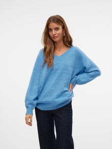 Vero Moda VMLEAF Pullover -Blue Jasper - 10309434