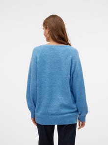 Vero Moda VMLEAF Pullover -Blue Jasper - 10309434