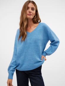 Vero Moda VMLEAF Pullover -Blue Jasper - 10309434