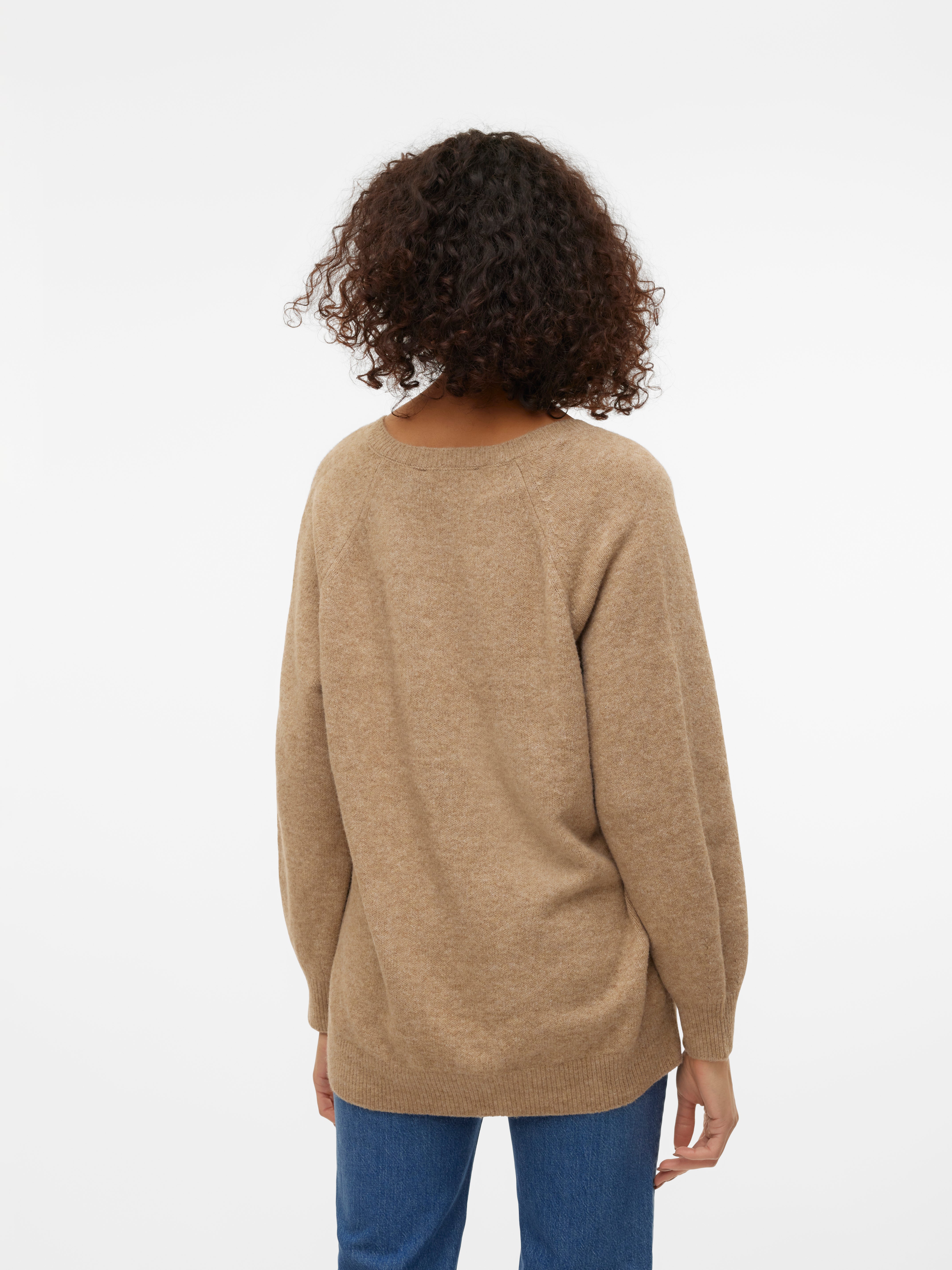 VMLEAF Pullover | Hellbraun | Vero Moda®