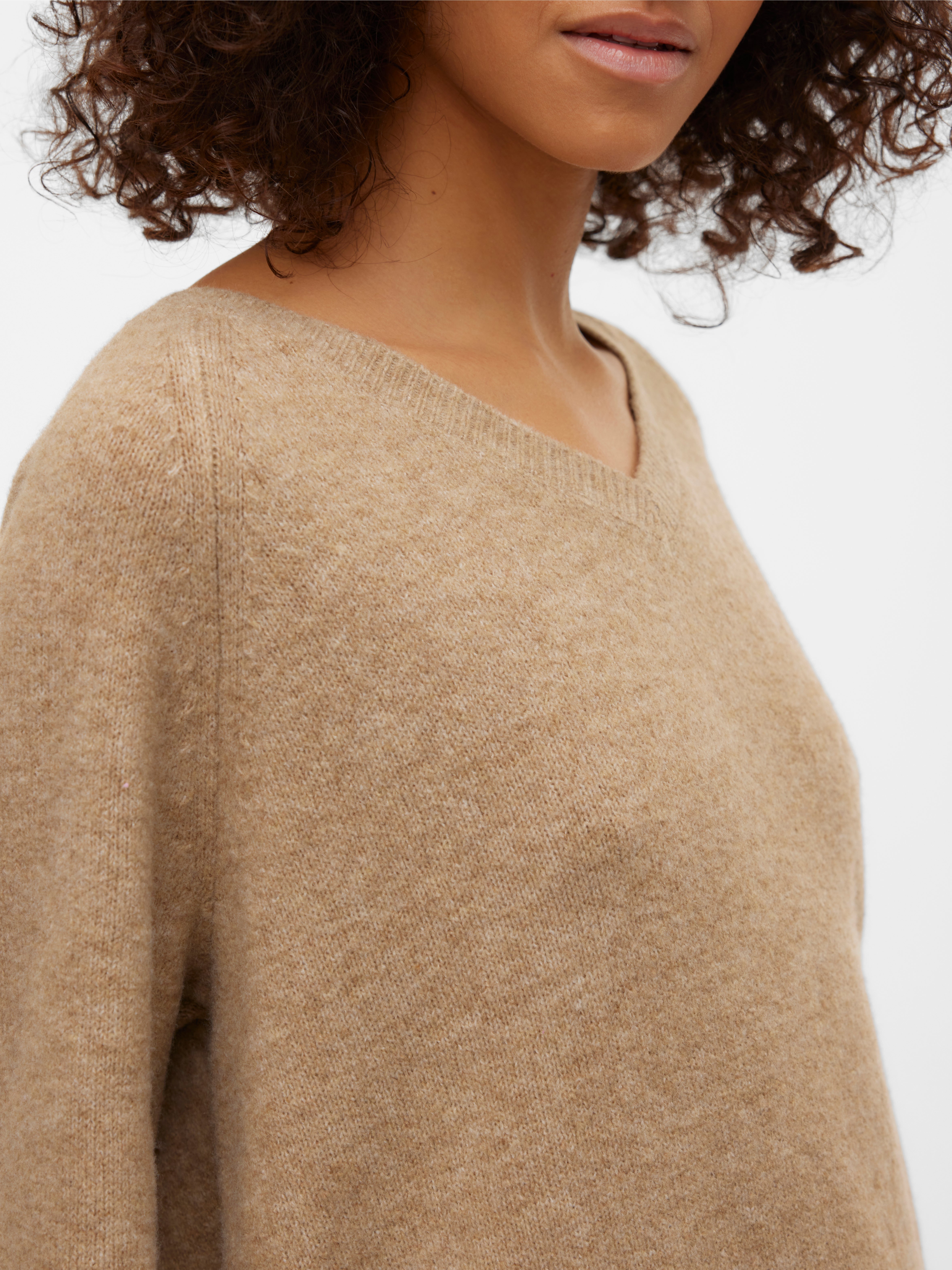 VMLEAF Pullover | Hellbraun | Vero Moda®