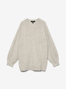 Vero Moda VMLEAF Neulepuserot -Light Grey Melange - 10309434