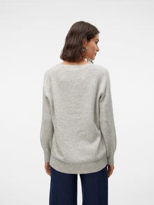 Vero Moda VMLEAF Neulepuserot -Light Grey Melange - 10309434