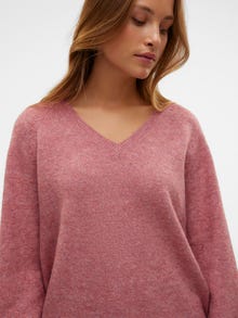 Vero Moda VMLEAF Neulepuserot -Mesa Rose - 10309434
