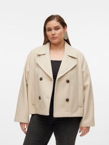 Vero Moda VMCVINCEMIA Jacka -Oatmeal - 10309460