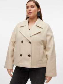 Vero Moda VMCVINCEMIA Jacka -Oatmeal - 10309460