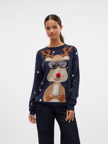 Vero Moda VMNEWTINSEL Pullover -Navy Blazer - 10309503