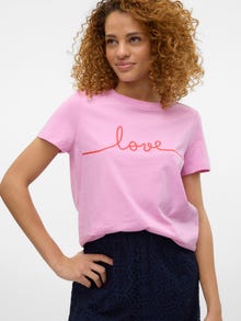 Vero Moda VMKAMI T-Shirt -Pastel Lavender - 10309519