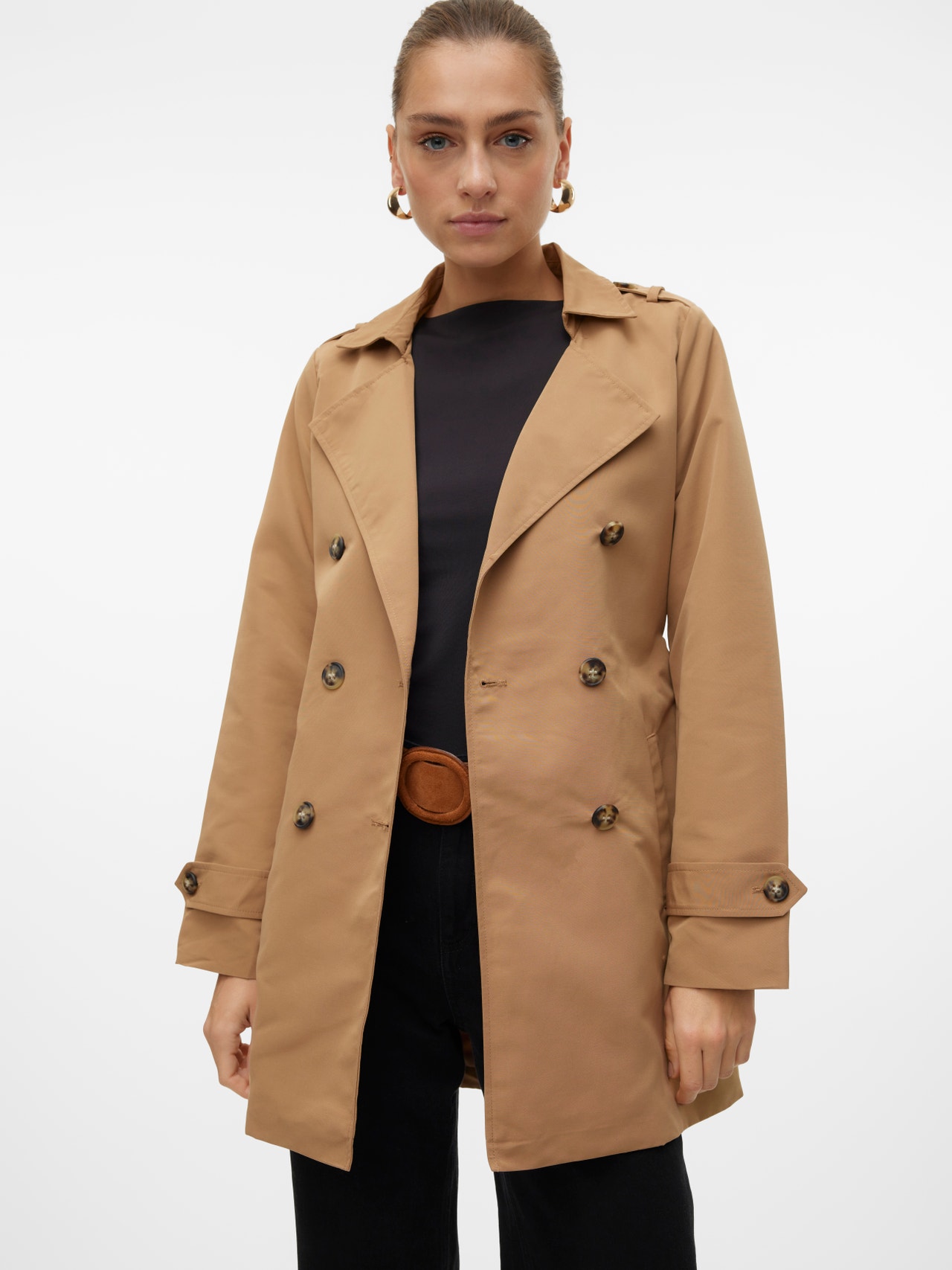 Vero Moda VMCHLOE Trenchcoat -Tigers Eye - 10309533