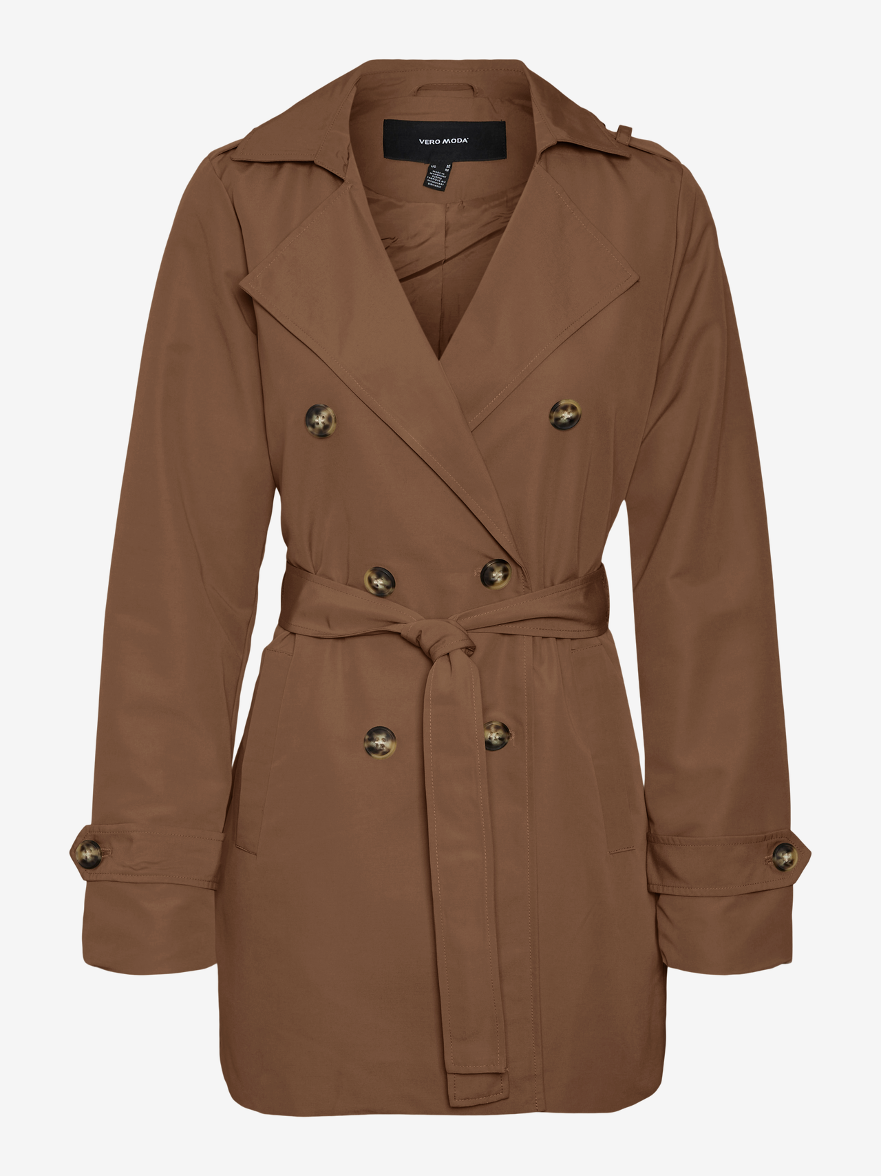 VMCHLOE Trenchcoat Midden Bruin Vero Moda vmchloe-trenchcoat-midden-bruin-vero-moda