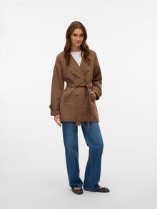 Vero Moda VMCHLOE Trenchcoat -Chocolate Chip - 10309533