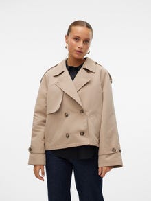 Vero Moda VMCHLOE Trenchcoat -Silver Mink - 10309534