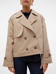 Vero Moda VMCHLOE Trenchcoat -Silver Mink - 10309534