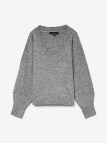 Vero Moda VMJUPITER Pullover -Medium Grey Melange - 10309603