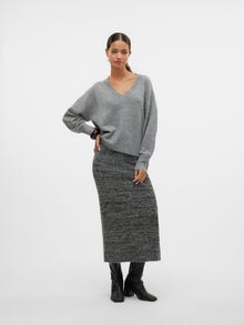 Vero Moda VMJUPITER Pullover -Medium Grey Melange - 10309603