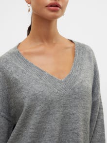 Vero Moda VMJUPITER Pullover -Medium Grey Melange - 10309603