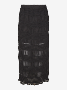 Vero Moda VMDIANA High waist Long skirt -Black - 10309618