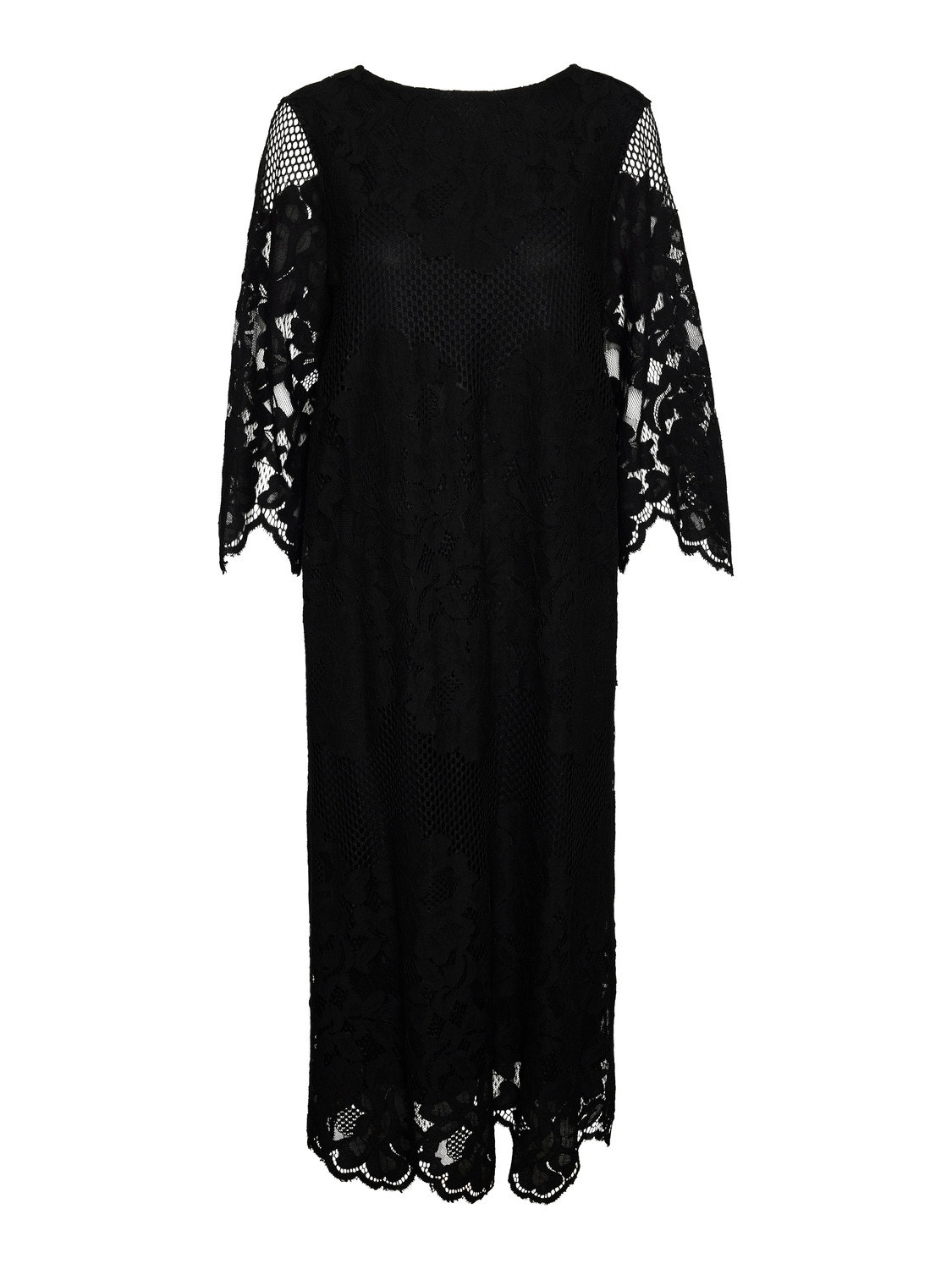 Vero Moda VMLUNA Langes Kleid -Black - 10309631