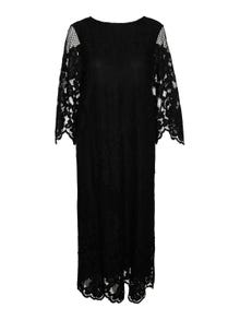 Vero Moda VMLUNA Long dress -Black - 10309631