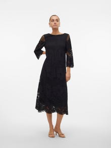 Vero Moda VMLUNA Long dress -Black - 10309631