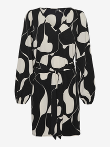 Vero Moda VMLYDIA Kort kjole -Black - 10309642