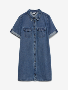 Vero Moda VMJENNIE Lyhyt mekko -Medium Blue Denim - 10309665