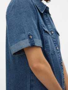 Vero Moda VMJENNIE Lyhyt mekko -Medium Blue Denim - 10309665