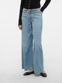 Vero Moda VMANNET Mid rise Wide Fit Jeans -Light Blue Denim - 10309668
