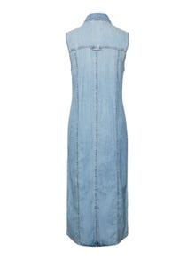 Vero Moda VMZADIE Long dress -Light Blue Denim - 10309673