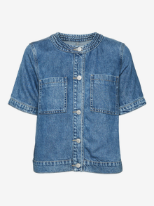 Vero Moda VMZIRA Jeanshemd -Medium Blue Denim - 10309686